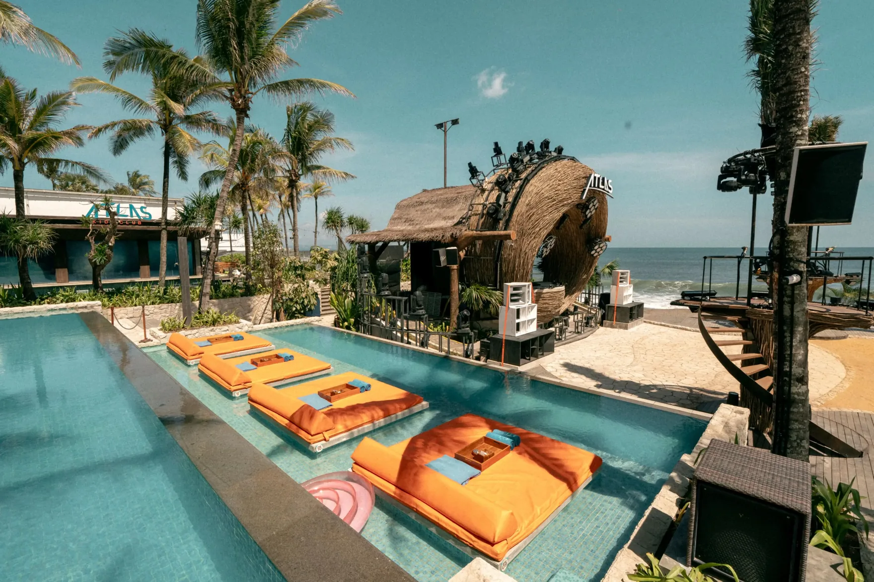 Atlas Beach Club in Berawa, Bali